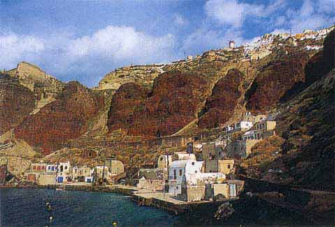 The port of Oia