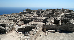 The ruins of Ancient Thira, Santorini